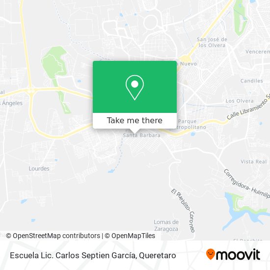 Escuela Lic. Carlos Septien García map