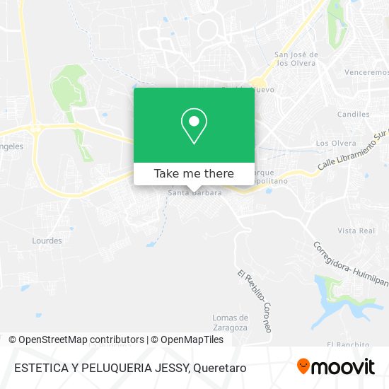 Mapa de ESTETICA Y PELUQUERIA JESSY
