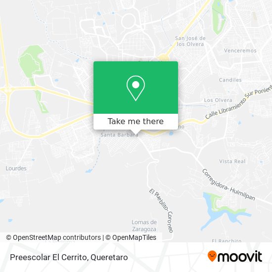 Mapa de Preescolar El Cerrito