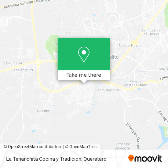 La Tenanchita Cocina y Tradicion map