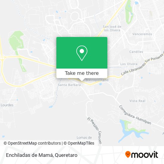 Enchiladas de Mamá map