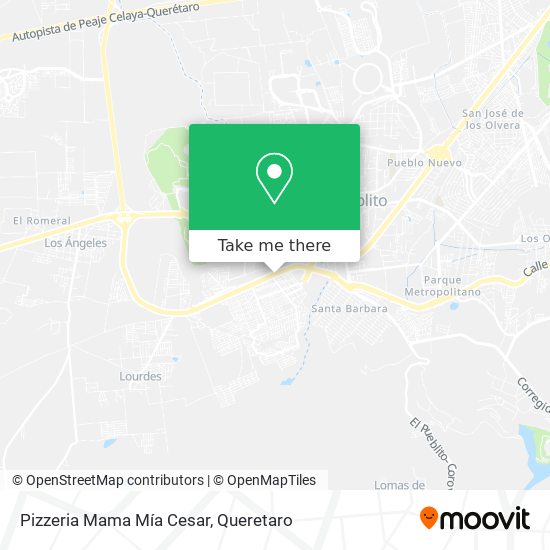 Pizzeria Mama Mía Cesar map