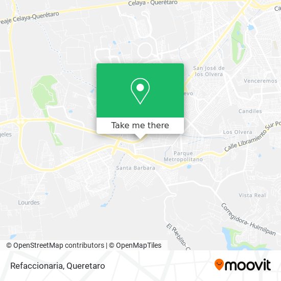 Mapa de Refaccionaria