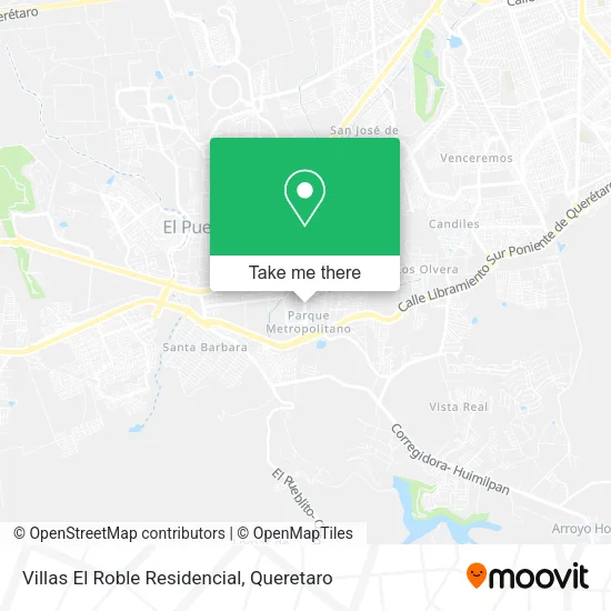 Mapa de Villas El Roble Residencial