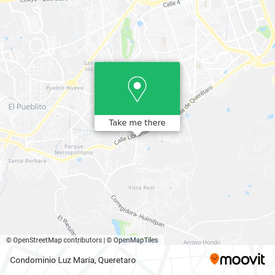 Condominio Luz María map