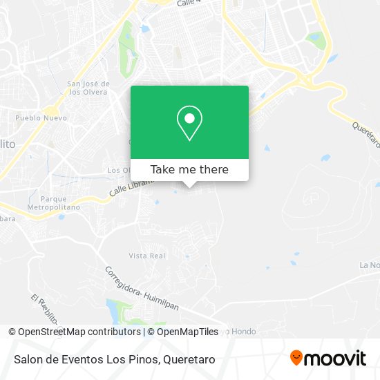 Salon de Eventos Los Pinos map