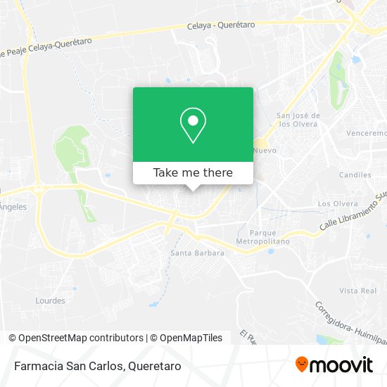 Mapa de Farmacia San Carlos