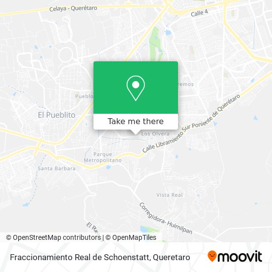 Fraccionamiento Real de Schoenstatt map