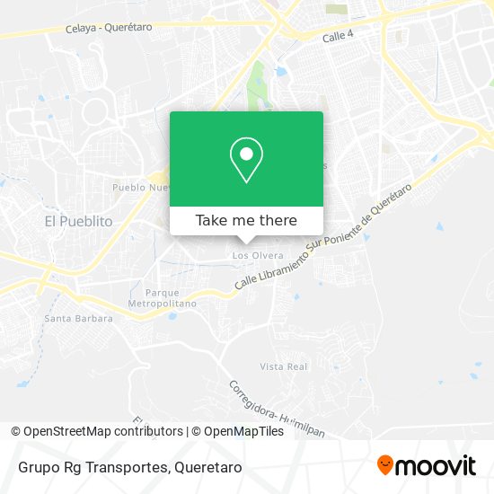 Mapa de Grupo Rg Transportes