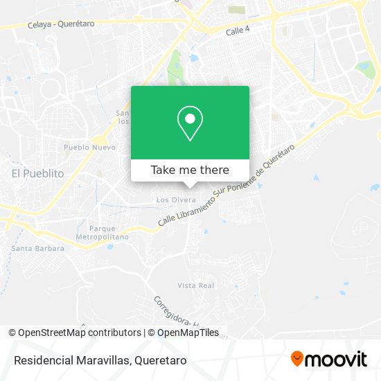 Mapa de Residencial Maravillas