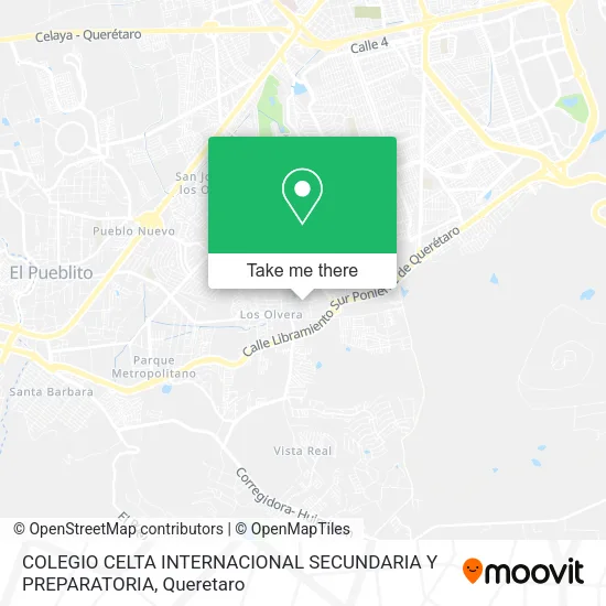 Mapa de COLEGIO CELTA INTERNACIONAL SECUNDARIA Y PREPARATORIA