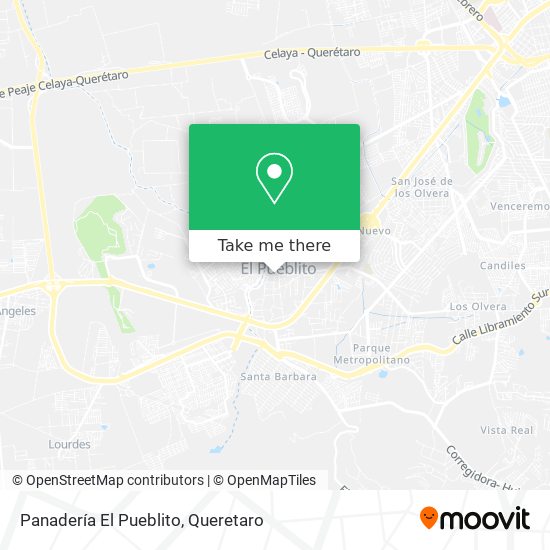 Mapa de Panadería El Pueblito