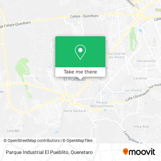 Parque Industrial El Pueblito map