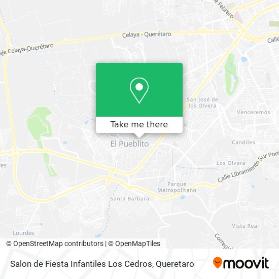 Salon de Fiesta Infantiles Los Cedros map