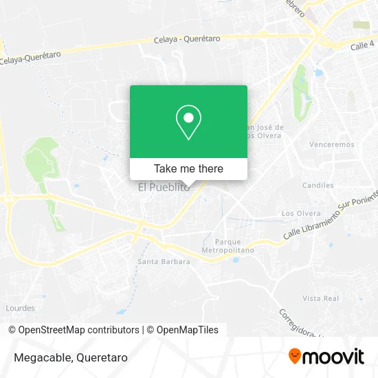 Mapa de Megacable