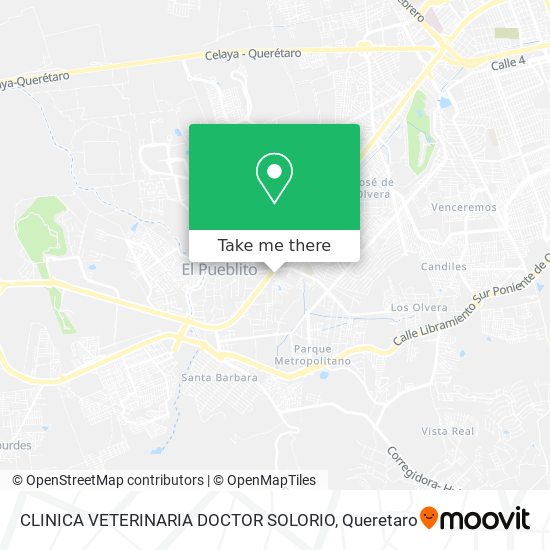 Mapa de CLINICA VETERINARIA DOCTOR SOLORIO