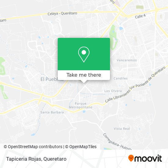 Mapa de Tapiceria Rojas