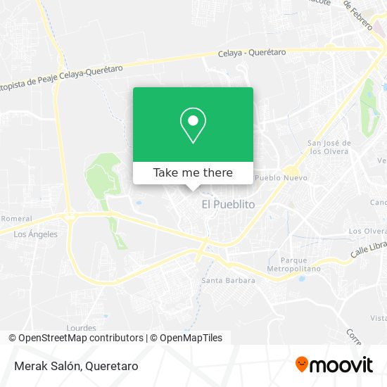 Mapa de Merak Salón