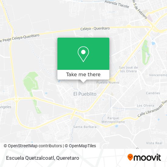 Escuela Quetzalcoatl map