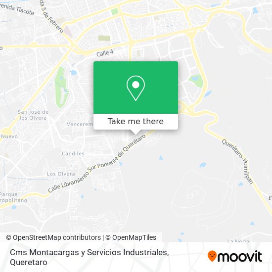 Mapa de Cms Montacargas y Servicios Industriales