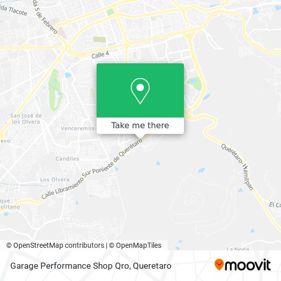 Garage Performance Shop Qro map