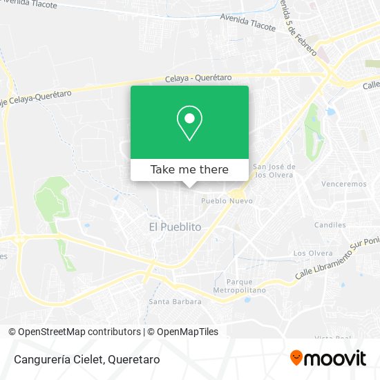 Mapa de Cangurería Cielet
