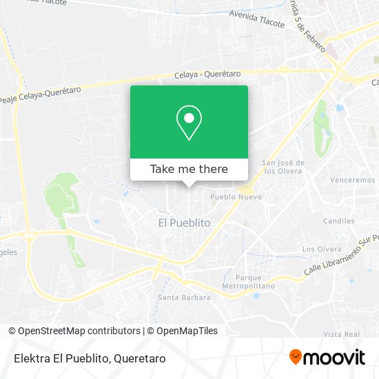 Mapa de Elektra El Pueblito
