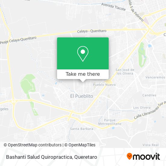 Bashanti Salud Quiropractica map
