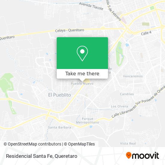 Residencial Santa Fe map
