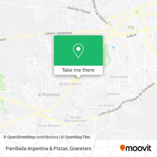 Parrillada Argentina & Pizzas map