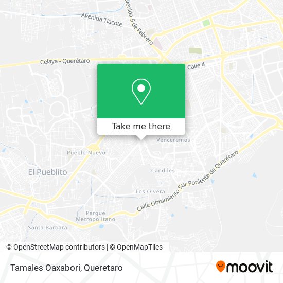 Tamales Oaxabori map