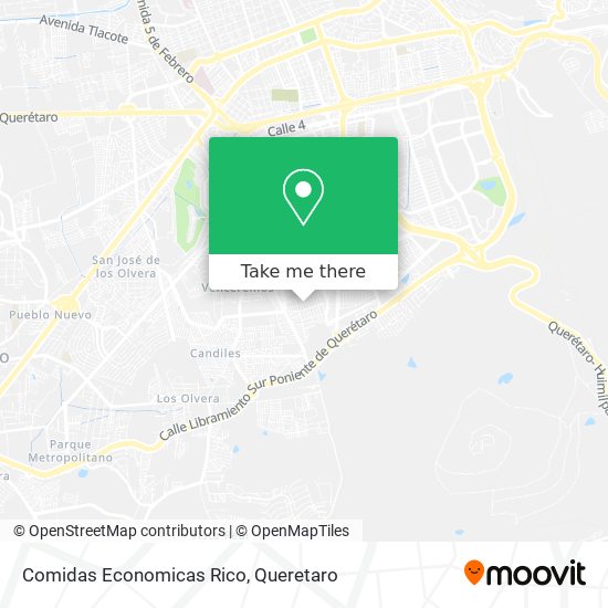 Comidas Economicas Rico map