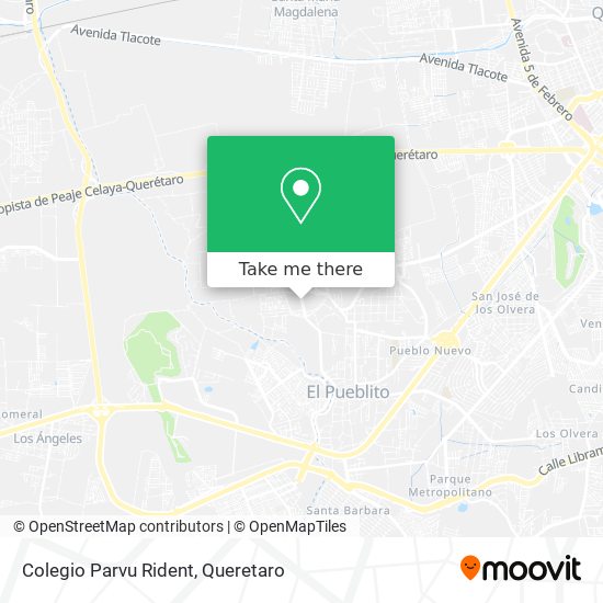 Mapa de Colegio Parvu Rident
