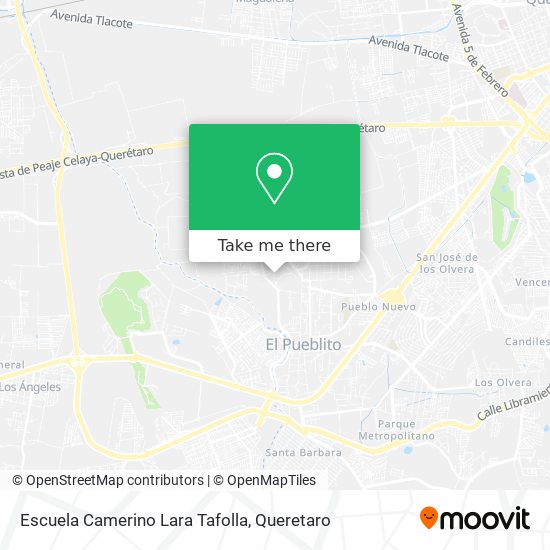 Escuela Camerino Lara Tafolla map