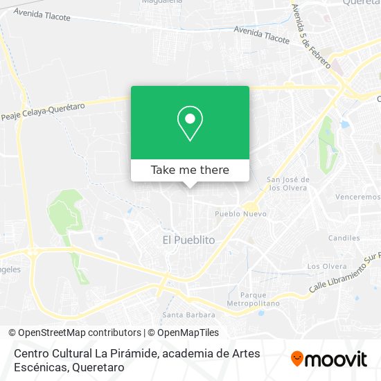 Centro Cultural La Pirámide, academia de Artes Escénicas map