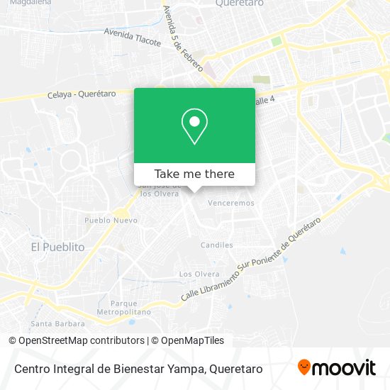 Centro Integral de Bienestar Yampa map