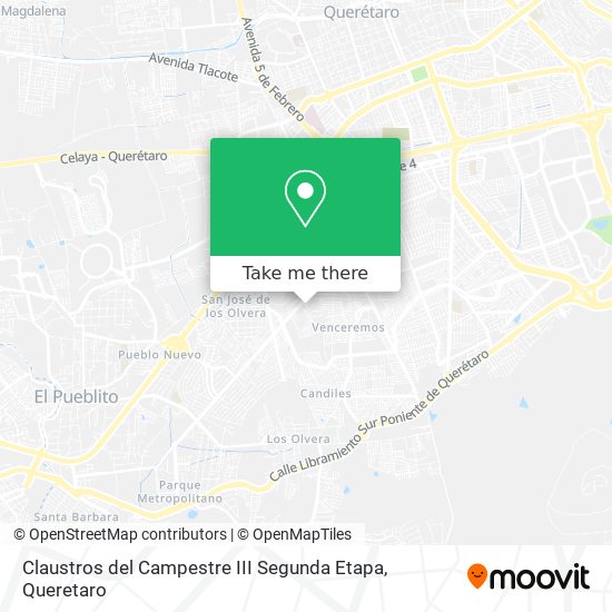 Claustros del Campestre III Segunda Etapa map