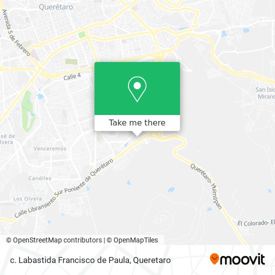 Mapa de c. Labastida Francisco de Paula