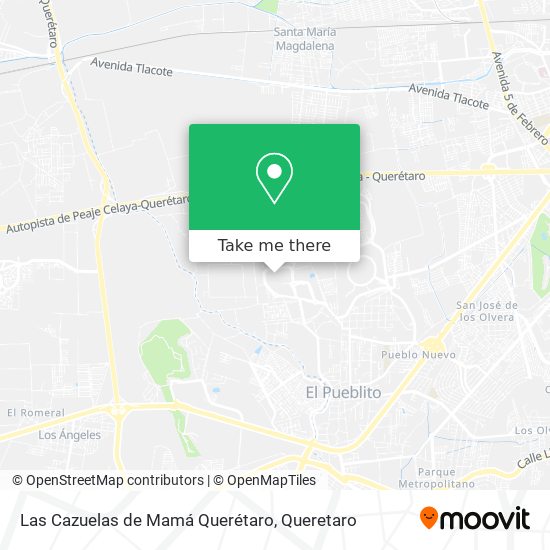 Las Cazuelas de Mamá Querétaro map