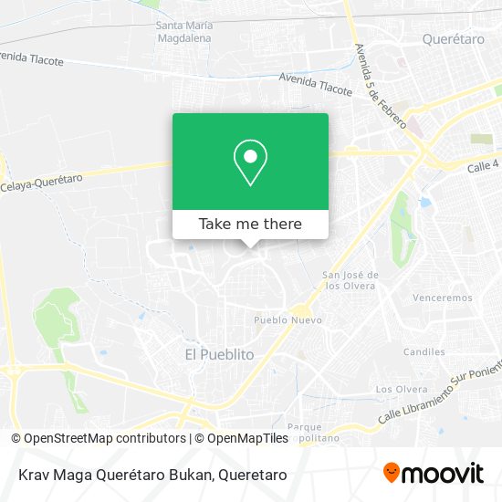 Krav Maga Querétaro Bukan map