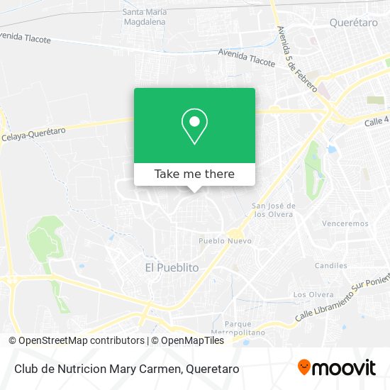 Club de Nutricion Mary Carmen map