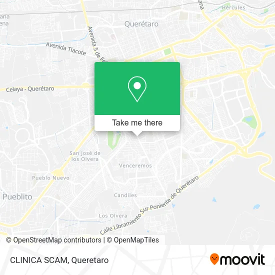 CLINICA SCAM map