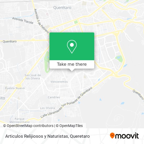 Mapa de Articulos Relijiosos y Naturistas