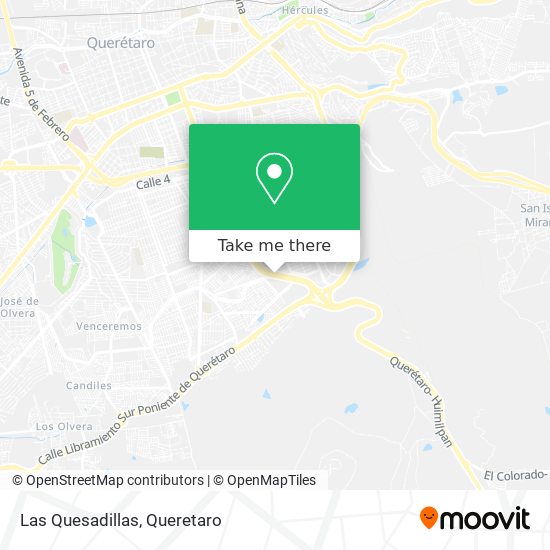 Mapa de Las Quesadillas