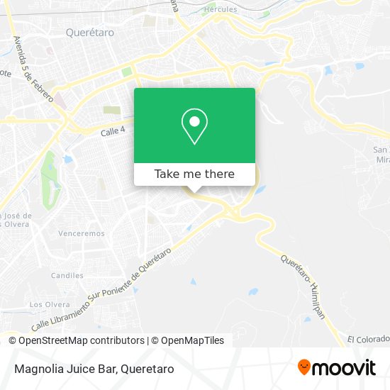 Mapa de Magnolia Juice Bar