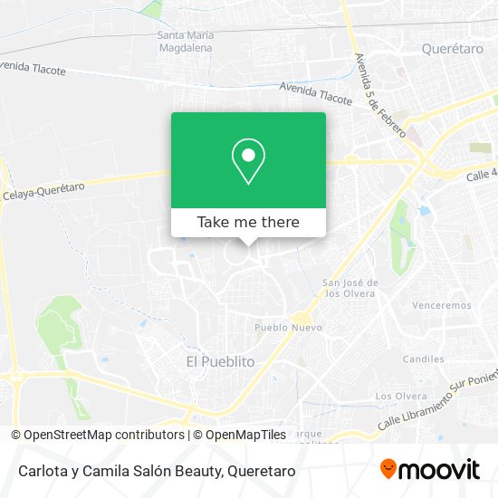 Carlota y Camila Salón Beauty map