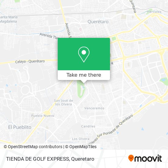 TIENDA DE GOLF EXPRESS map