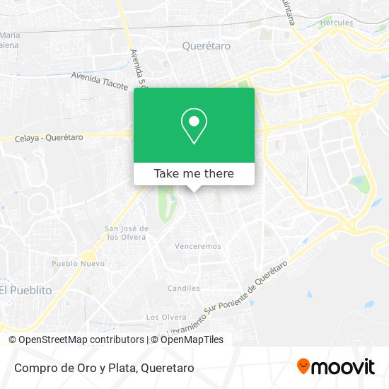 Compro de Oro y Plata map