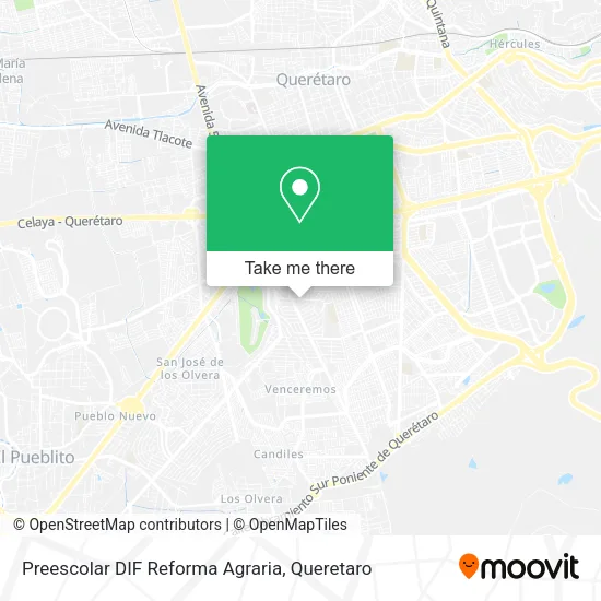 Mapa de Preescolar DIF Reforma Agraria