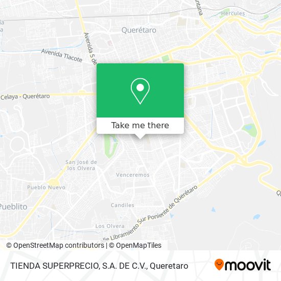 TIENDA SUPERPRECIO, S.A. DE C.V. map